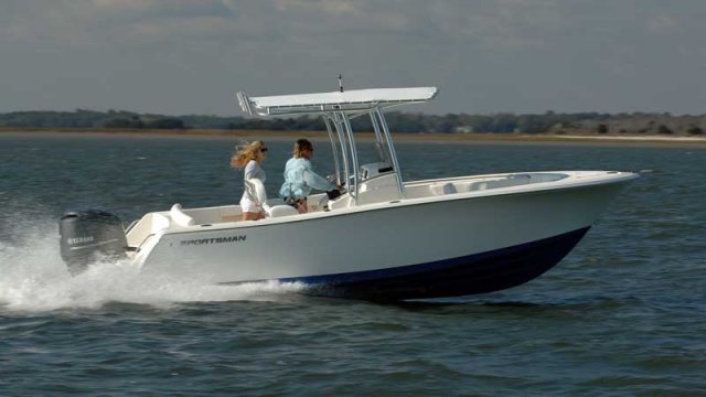 Center console is an open hull boat where the console of the boat is in the center. The boat deck surrounds the console so that a person can walk all around the boat from stern to bow with ease. Most center consoles are powered by outboard motors.