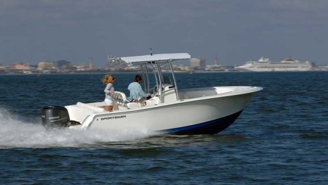 Center console is an open hull boat where the console of the boat is in the center. The boat deck surrounds the console so that a person can walk all around the boat from stern to bow with ease. Most center consoles are powered by outboard motors.