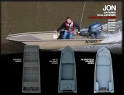 Jon Hd Drop Deck Series Available in 15, 16, 17, 18, and 19 Foot Models